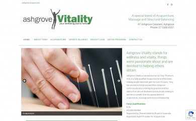 ashgrovevitality.com.au screenshot
