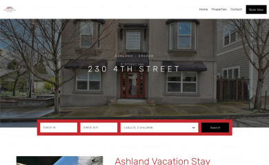 ashlandvacationstay.com screenshot