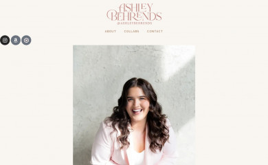 ashleybehrends.com screenshot