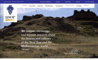 asor.org screenshot