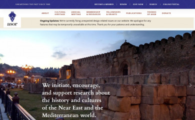 asor.org screenshot