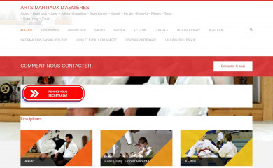 asnieres-judo.com screenshot