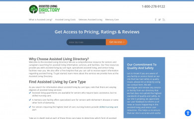 assisted-living-directory.com screenshot