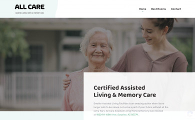 assistedlivinghomesinsurprise.com screenshot
