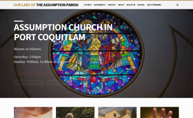 assumptionofmary.ca screenshot