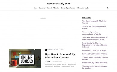 assuredstudy.com screenshot