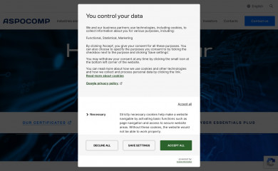 aspocomp.com screenshot