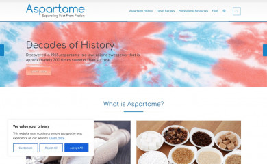 aspartame.org screenshot