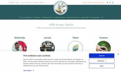 aspb.org screenshot