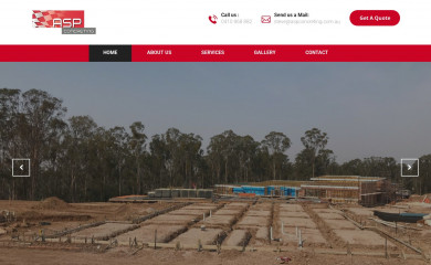 aspconcreting.com.au screenshot