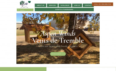 aspenwinds.ca screenshot