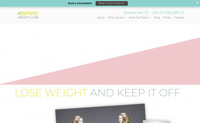 aspireweightloss.co.uk screenshot