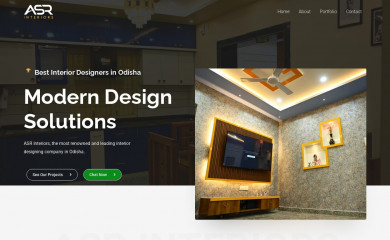asrinteriors.in screenshot