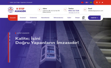 astepasansor.com screenshot