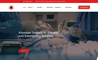 astes.org.al screenshot