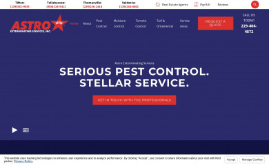 astroexterminating.com screenshot