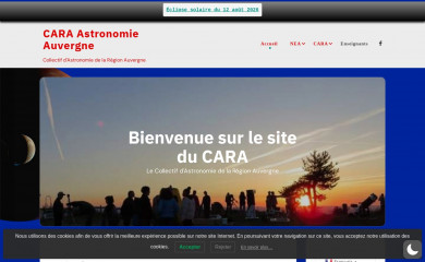 astronomie-auvergne.fr screenshot