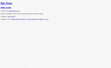 b2cpress.com screenshot