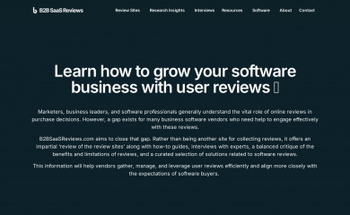 b2bsaasreviews.com screenshot