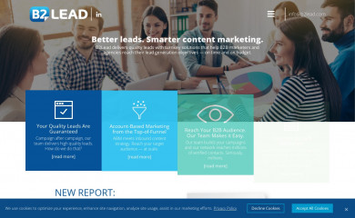 b2lead.com screenshot