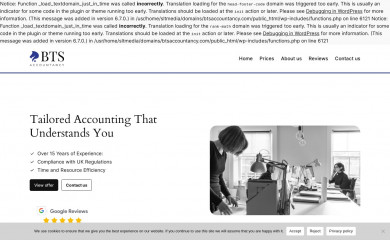 btsaccountancy.com screenshot