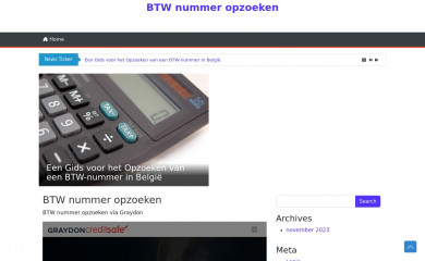 btw-nummer-opzoeken.be screenshot
