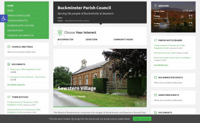 buckminsterparishcouncil.org.uk screenshot