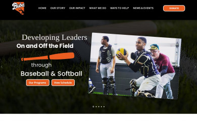 bubabaseball.org screenshot