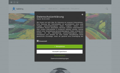 bubblefrog.de screenshot