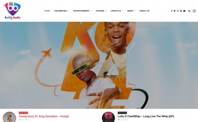 bubblybookie.com screenshot