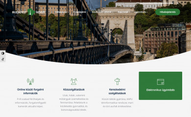 budapestkozut.hu screenshot