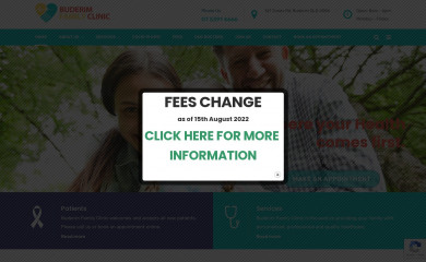 buderimfamilyclinic.com.au screenshot