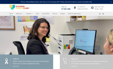 buderimfamilyclinic.com.au screenshot