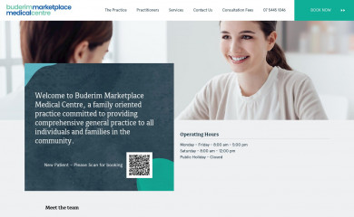 buderimmarketplacemedicalcentre.com.au screenshot
