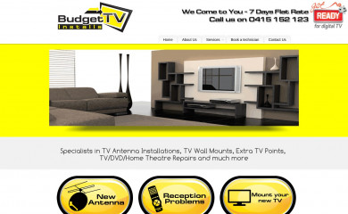 budgettvinstalls.com.au screenshot