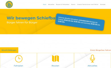 buergerbus-schiefbahn.de screenshot