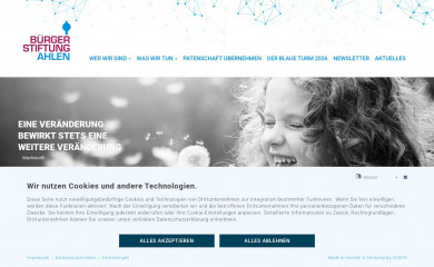 buergerstiftung-ahlen.com screenshot
