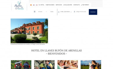 bufondearenillashotel.es screenshot