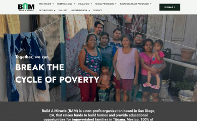 buildamiracle.net screenshot