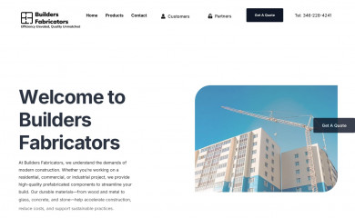 buildersfabricators.com screenshot