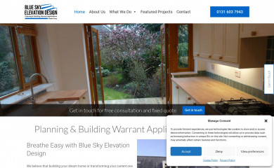 buildingwarrantedinburgh.co.uk screenshot