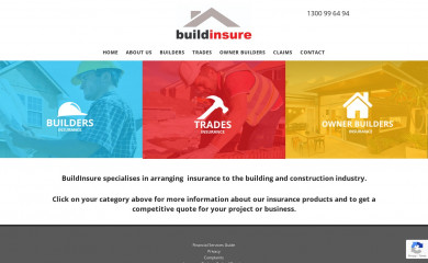 buildinsure.com.au screenshot