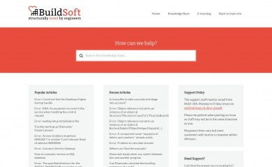buildsoftsupport.com screenshot