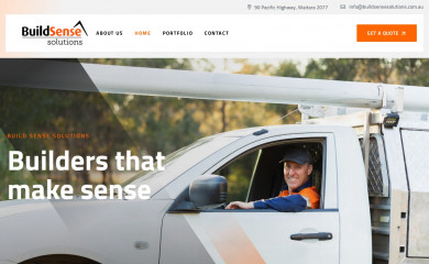 buildsensesolutions.com.au screenshot
