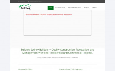 buildtekgroup.com.au screenshot