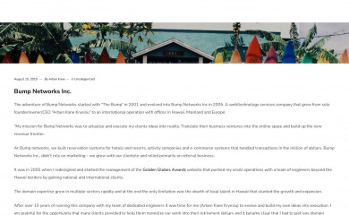 bumpnetworks.com screenshot