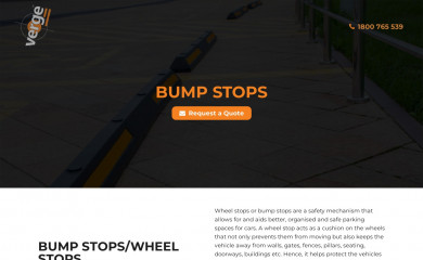 bumpstops.com.au screenshot