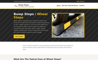 bumpstops.com.au screenshot