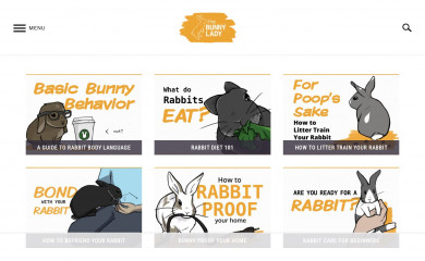 bunnylady.com screenshot