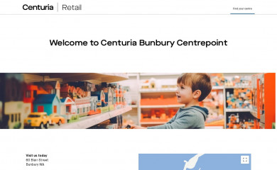 bunburycentrepoint.com.au screenshot